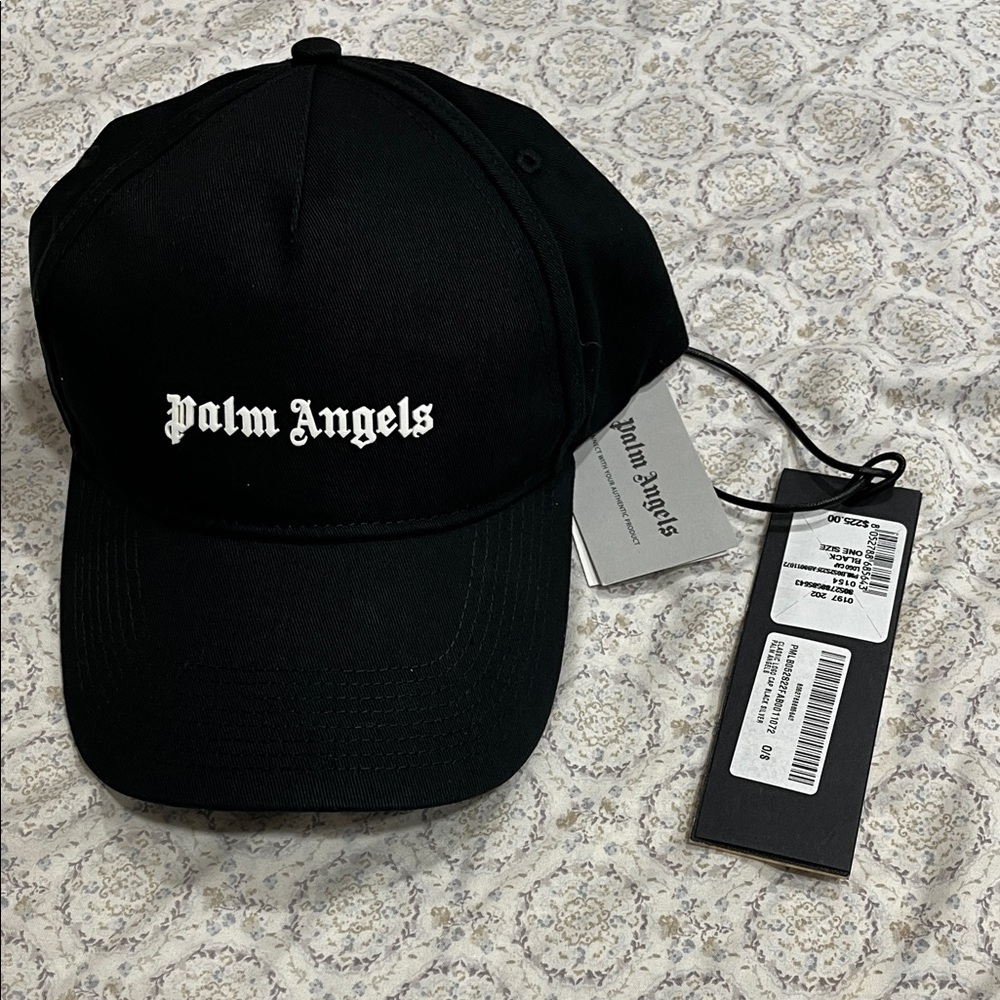 Palm Angels Black Logo Cap
